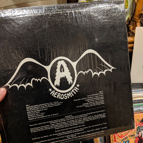 AEROSMITH/2 VINYL RECORDS/1973/1974/GOOD CONDITION - Picture 3 of 8